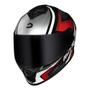 Imagem de Capacete Race Tech Hit Draw Cinza e Vermelho