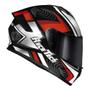 Imagem de Capacete Race Tech Hit Draw Preto Cinza e Vermelho