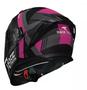 Imagem de Capacete Race Tech lançamento Óculos Interno Tech Volt Black Pink Original