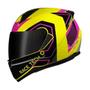 Imagem de Capacete Race Tech Sector Exilio HV Amarelo Rosa Neon Preto