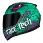 Imagem de Capacete Race Tech Sector Kraken Verde e Rosa