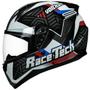 Imagem de Capacete Race Tech Sector Voltkon Preto Branco