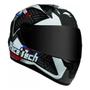 Imagem de Capacete Race Tech Sector Voltkon Preto Branco