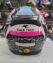 Imagem de Capacete  race tech sector voltkon white pink branco rosa