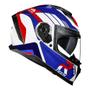 Imagem de Capacete Race Tech Volt Track Branco e Azul