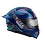 Imagem de Capacete Racer1 Rc1 Octane Azul Cinza Vermelho