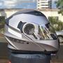 Imagem de Capacete Robocop Articulado Texx Gladiator V3 Cinza Fosco