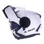 Imagem de Capacete Robocop LS2 Scope Monocolor Branco Brilhante Escamoteavel Articulado