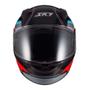 Imagem de Capacete Sky Two Anos 90 Preto Fosco Transf Azul/vermelho 56 F016