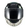 Imagem de Capacete Sky Two Chaos Preto Brilho Transf Verde 60