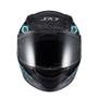 Imagem de Capacete Sky Two Cyber Snake Preto Fosco Transf Azul 56