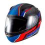 Imagem de Capacete Sky Two Legends Preto Fosco Transf Vermelho 62