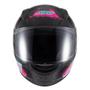 Imagem de Capacete Sky Two Samurai Preto Fosco Transf Rosa 60