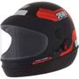 Imagem de Capacete Sport Moto 788 Preto e Laranja Tamanho 58 Pro Tork - CAP-495LR