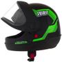 Imagem de Capacete Sport Moto 788 Preto e Verde Tamanho 58 Pro Tork - CAP-495VD