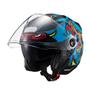 Imagem de Capacete texx abreto com oculos solar ugello hunger azul-60