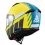 Imagem de Capacete Texx Escam Kratos Cyber Azu Verd Fosc 60 F016