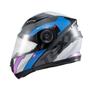 Imagem de Capacete Texx Escamot Gladiator V3 Reisen Azul Rosa Branc 54