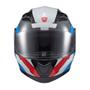 Imagem de Capacete Texx Escamot Gladiator V3 Reisen Azul Verm Branc 62