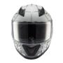 Imagem de Capacete Texx Fechado Hawk Fury Cinza Amare Verm 56