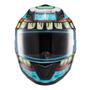 Imagem de Capacete Texx Fechado Hawk Orc Turquesa 56 F016