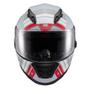 Imagem de Capacete Texx Fechado Wing Grid Chumb Verm Branc 56