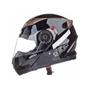 Imagem de Capacete Texx Gladiator Articulado Preto Brilhante Tamanho:60Cor:Preto