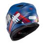 Imagem de Capacete Texx Wing Grid Azul E Vermelho-6001