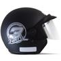 Imagem de Capacete Urbano Motociclista Aberto Masculino Feminino Pro Tork Liberty 3 com Viseira Cristal