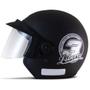 Imagem de Capacete Urbano Motociclista Aberto Masculino Feminino Pro Tork Liberty 3 com Viseira Cristal