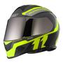 Imagem de Capacete X11 Revo Pro Surround X11 - Preto / Neon