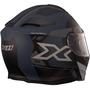 Imagem de Capacete X11 Turner Prisma Preto/Cinza (Escamoteável)