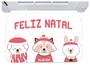 Imagem de Capacho feliz natal animais urso guaxinim coelho infantil
