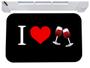 Imagem de Capacho i love vinho eu amo vinho tapete de porta 40x60