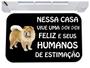 Capacho nessa casa vive uma chow chow com nome personalizado - Super Presentez Imagem de Capacho nessa casa vive uma chow chow com nome personalizado
