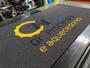 Imagem de Capacho personalizado pintado gold - com logo e sem bordas