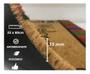 Imagem de Capacho Tapete De Fibra De Coco Estampado 60x33 Meia Lua
