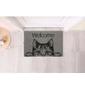 Imagem de Capacho Vinil Pet Cat Welcome 40cmx60cm Kapazi