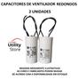 Imagem de CAPACITOR REDONDO PARA VENTILADOR 4,0 uF KIT  C/02 UNID.