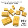 Imagem de Capacitores de Tântalo - Pacote com 10 Peças (6V-50V, 0,1µF-330µF)