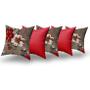 Imagem de Capas de Almofadas Decorativas 5 Unidades Com Ziper