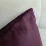 Imagem de Capas de Almofadas em Suede Premium Macio 50x50cm e 30x50cm Glamour Bordo