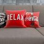 Imagem de Capas de Almofadas Netflix, Pipoca, Coca-Cola, Decorativas Relax Para Sofá 40x40 - Novadecora