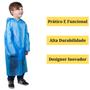 Imagem de Capas De Chuva Infantil Menina Menino Escolar Dia a Dia Passeio Impermeável