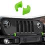 Imagem de Capas de gancho de reboque para pára-choques compatíveis com SQQP para Jeep Wrangler JK/JL