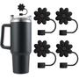 Imagem de Capas de Palha para Copos Stanley (900 e 1200ml) - Kit com 4 Unidades