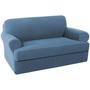 Imagem de Capas para Loveseat H.VERSAILTEX - Azul Poeira com 2 Almofadas