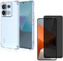 Imagem de Capinha Anti Impacto + Película 3D Privacidade Anti Espionagem Para Redmi Note 13 Pro 5G