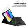 Imagem de Capinha Capa Compatível com Ipad 10 10.9 2022 Case com Teclado Sem Fio Touchpad Anti Impacto + Pelicula de Vidro - Doura