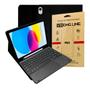 Imagem de Capinha Capa Compatível com Ipad 10 10.9 2022 Case com Teclado Sem Fio Touchpad Anti Impacto + Pelicula de Vidro